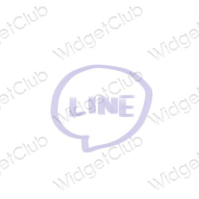 جمالية LINE أيقونات التطبيقات