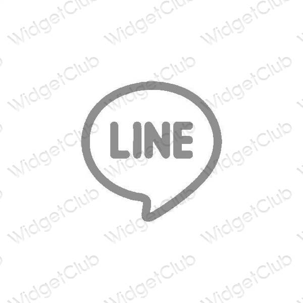 Estetske LINE ikone aplikacij