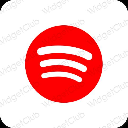 Icônes d'application Spotify esthétiques