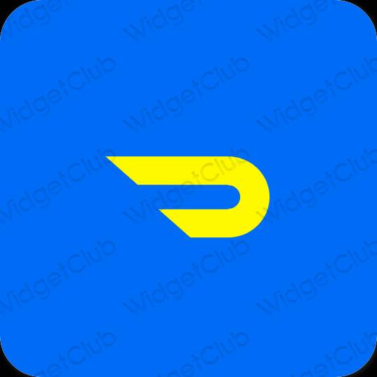 אֶסתֵטִי סָגוֹל Doordash סמלי אפליקציה