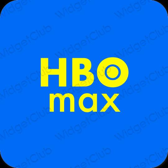 Stijlvol paars HBO MAX app-pictogrammen