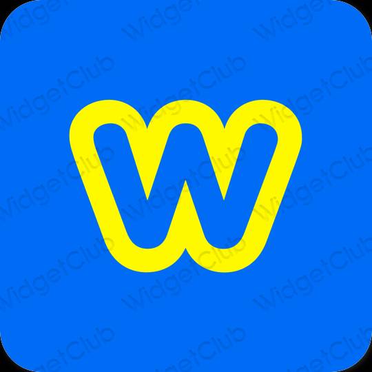 Estético roxo Weebly ícones de aplicativos