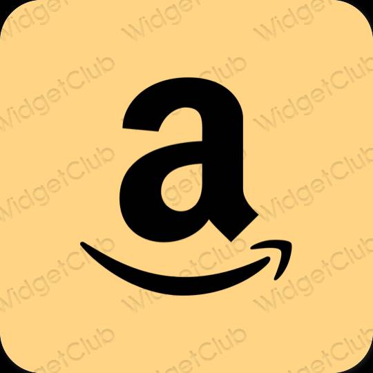 Ästhetisch braun Amazon App-Symbole