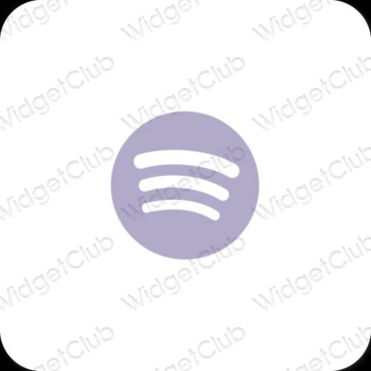 Icônes d'application Spotify esthétiques