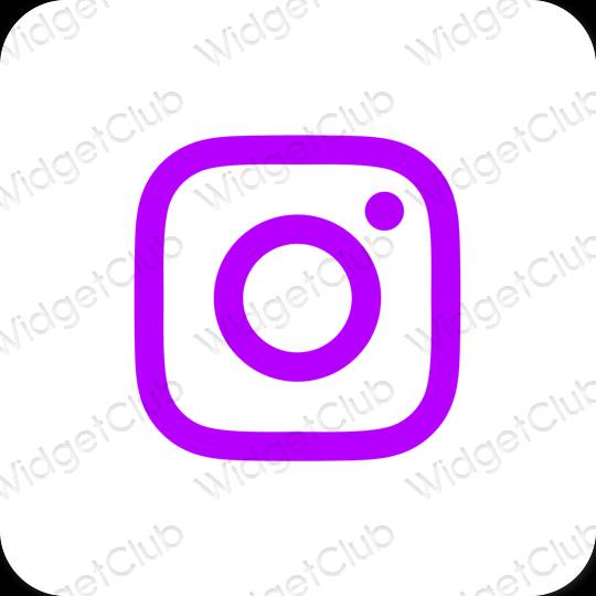 Estetické ikony aplikací Instagram