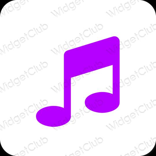 Estetik Apple Music uygulama simgeleri