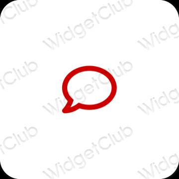 جمالية Messages أيقونات التطبيقات