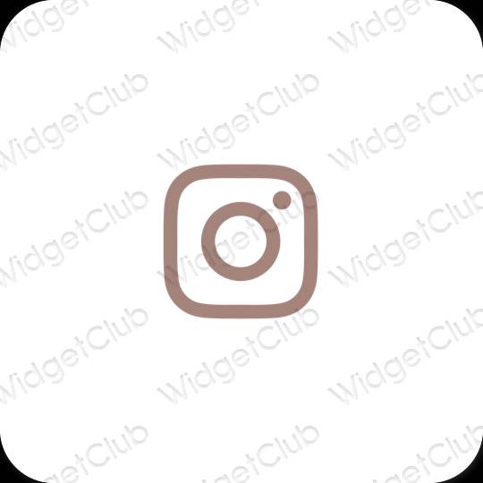 Icônes d'application Instagram esthétiques