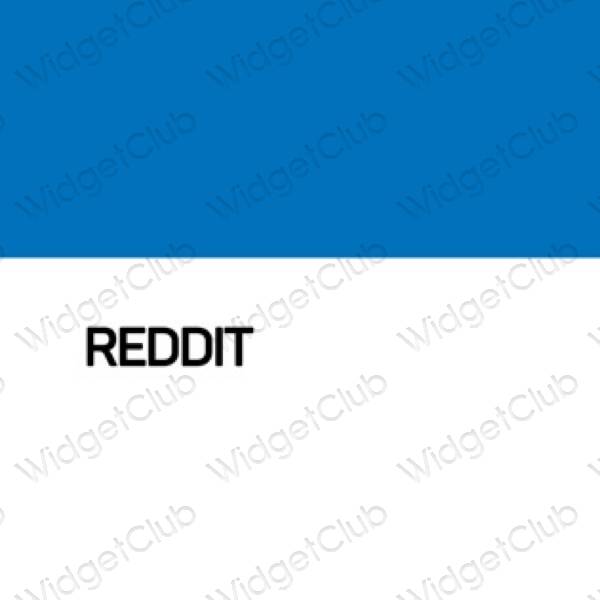 Estetik ungu Reddit ikon aplikasi