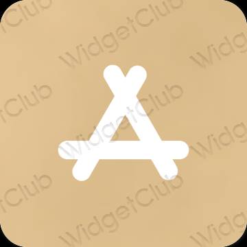 Estético naranja AppStore iconos de aplicaciones