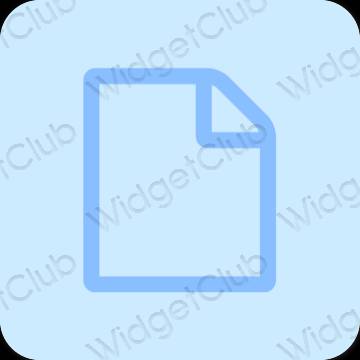 אֶסתֵטִי סָגוֹל Notes סמלי אפליקציה