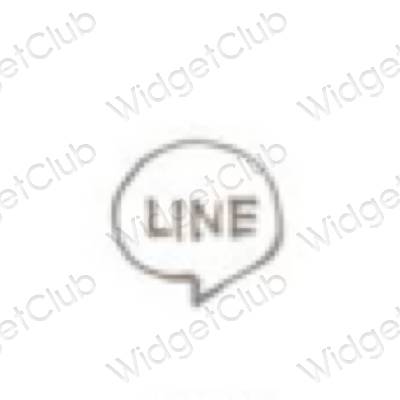 Естетични LINE икони на приложения