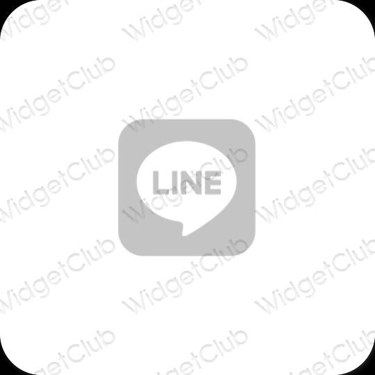 Esthetische LINE app-pictogrammen