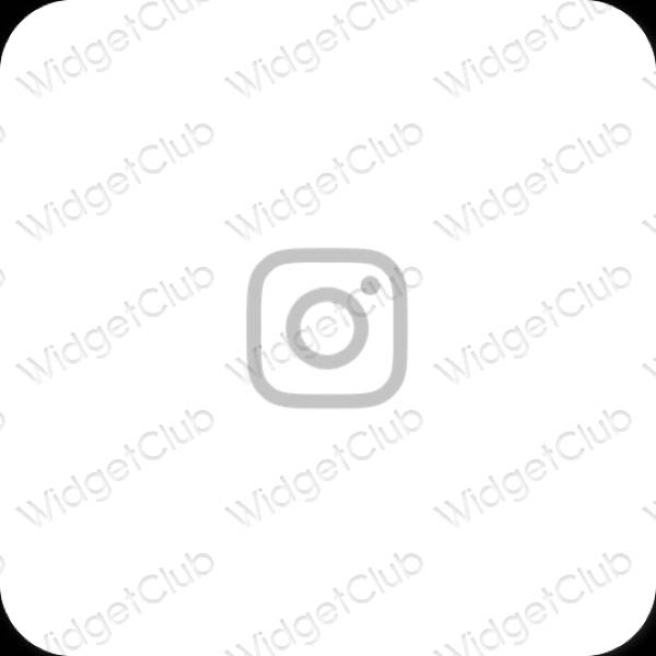 Estetické ikony aplikací Instagram