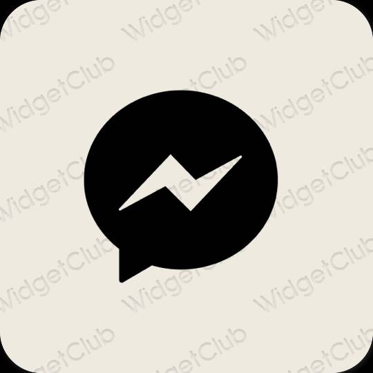 Esthetische Messenger app-pictogrammen