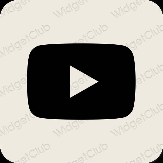 Aesthetic Youtube app icons