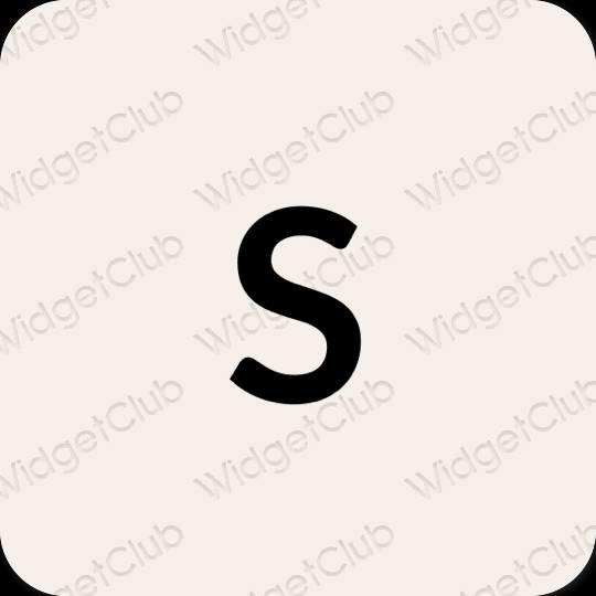 Estetico beige SHEIN icone dell'app