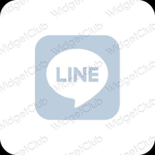 Естетске LINE иконе апликација