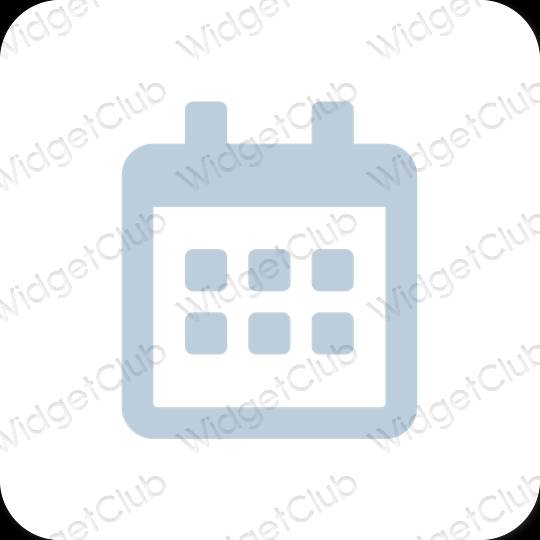 Esthetische Calendar app-pictogrammen