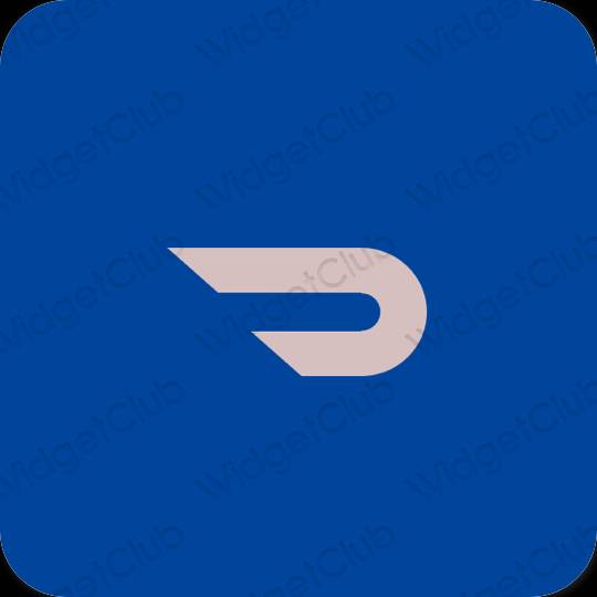 Estetyczne Doordash ikony aplikacji