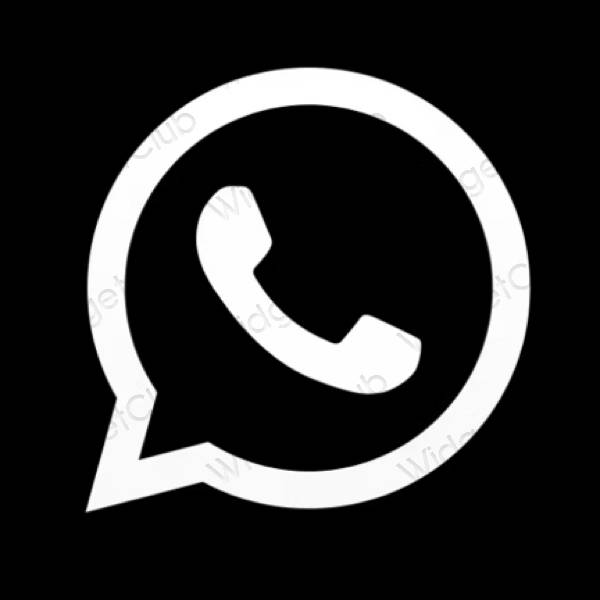 Ikon aplikasi estetika WhatsApp