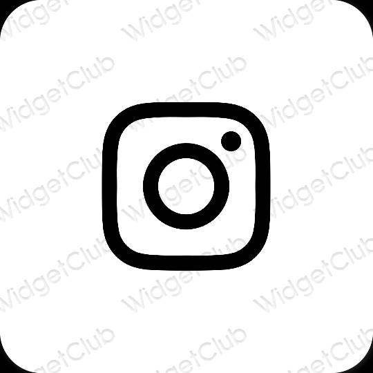 Pictograme pentru aplicații Instagram estetice