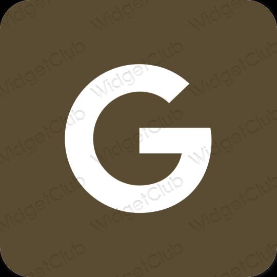 Esthetische Google app-pictogrammen