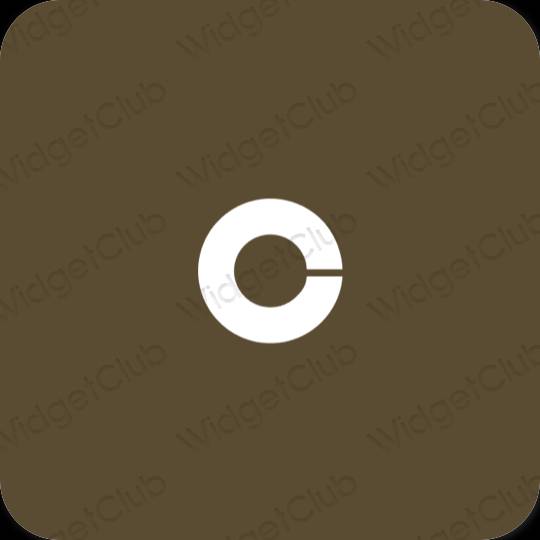 Estetické ikony aplikácií Coinbase