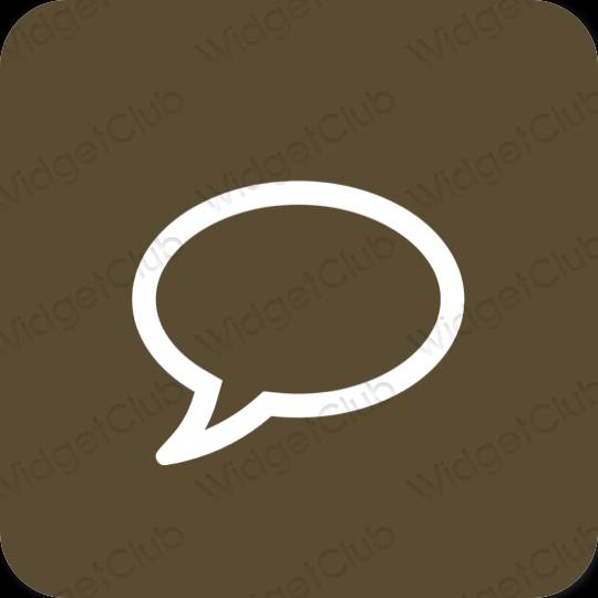 Esthetische Messages app-pictogrammen