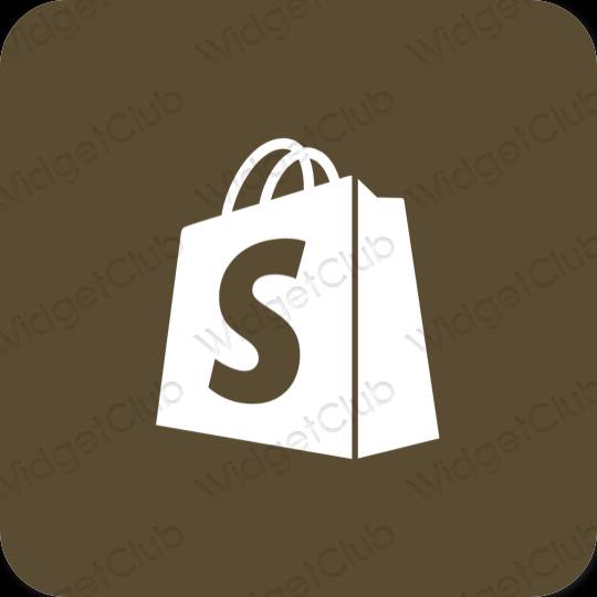 Ästhetische Shopify App-Symbole