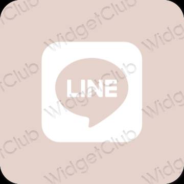 Эстетические LINE значки приложений