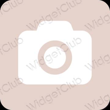 Esthetische Camera app-pictogrammen