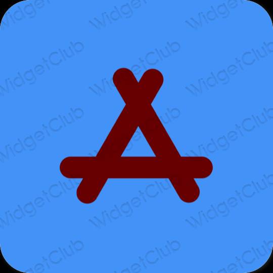 Esztétika lila AppStore alkalmazás ikonok