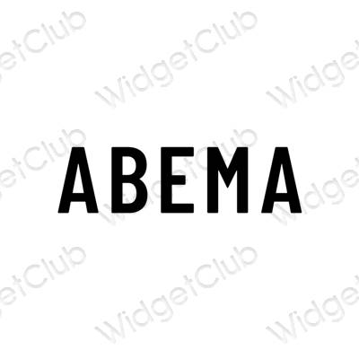 Estetické ikony aplikací AbemaTV