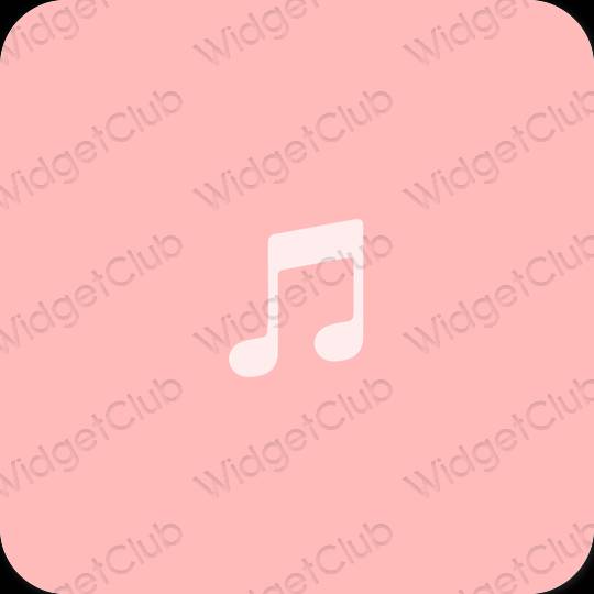 Esthetische Apple Music app-pictogrammen