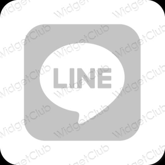 សោភ័ណ ប្រផេះ LINE រូបតំណាងកម្មវិធី