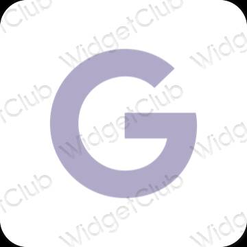 Esthetische Google app-pictogrammen