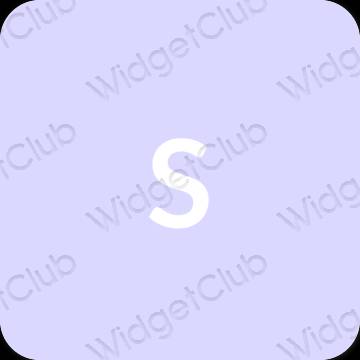 Estetický nachový SHEIN ikony aplikací