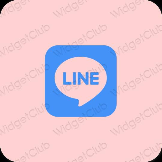 Эстетические LINE значки приложений