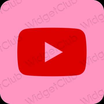 Aesthetic Youtube app icons