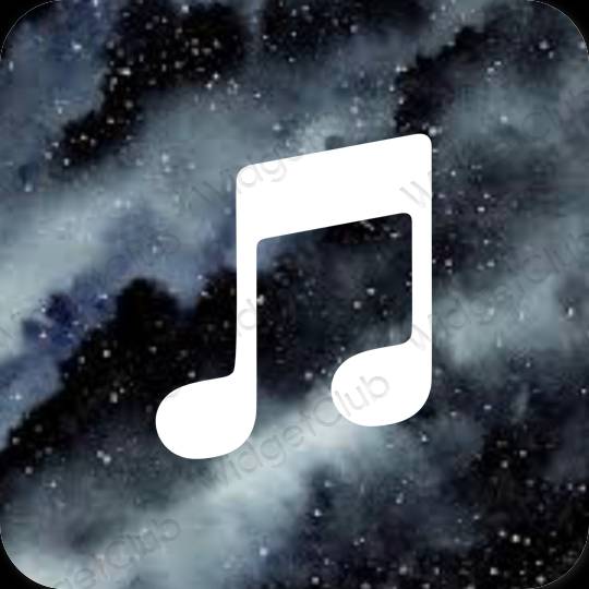 Esteettiset Apple Music sovelluskuvakkeet
