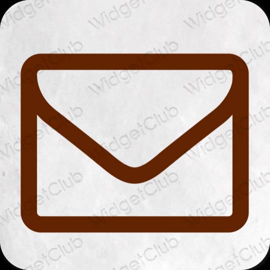 Icônes d'application Mail esthétiques