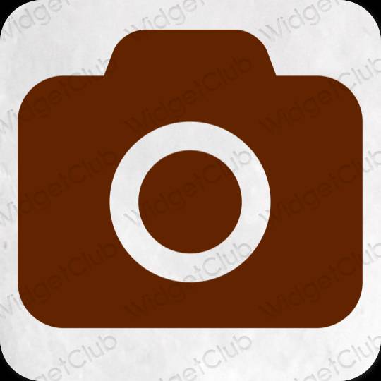 Esthetische Camera app-pictogrammen