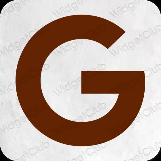 Esthetische Google app-pictogrammen