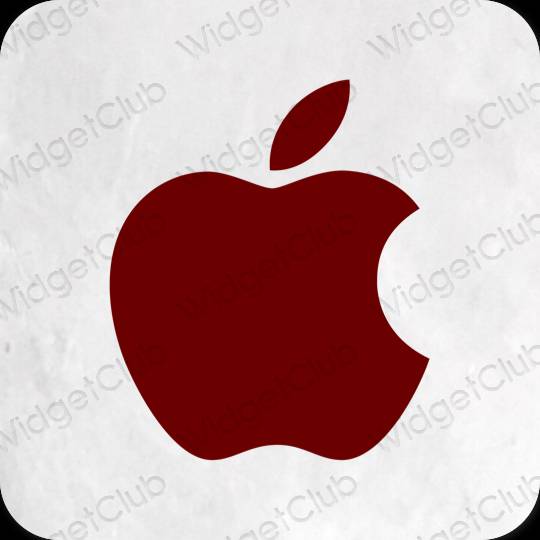 אֶסתֵטִי חום Apple Store סמלי אפליקציה