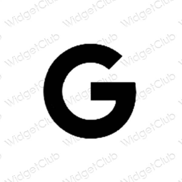 Esthetische Google app-pictogrammen