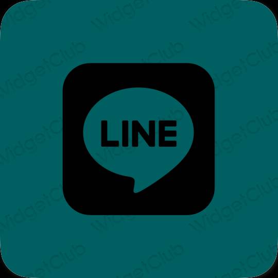 រូបតំណាងកម្មវិធី LINE សោភ័ណភាព
