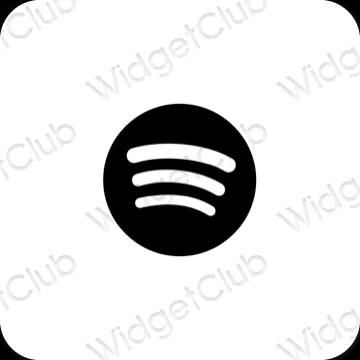 Ästhetische Spotify App-Symbole