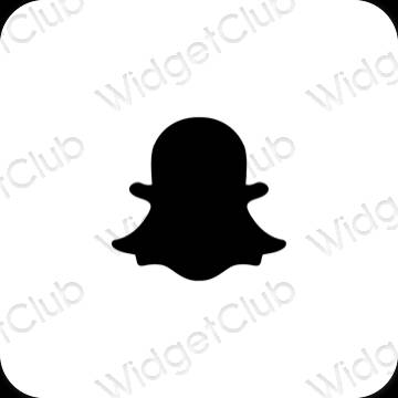 Icone delle app snapchat estetiche