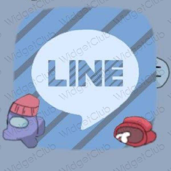 Estetske LINE ikone aplikacija